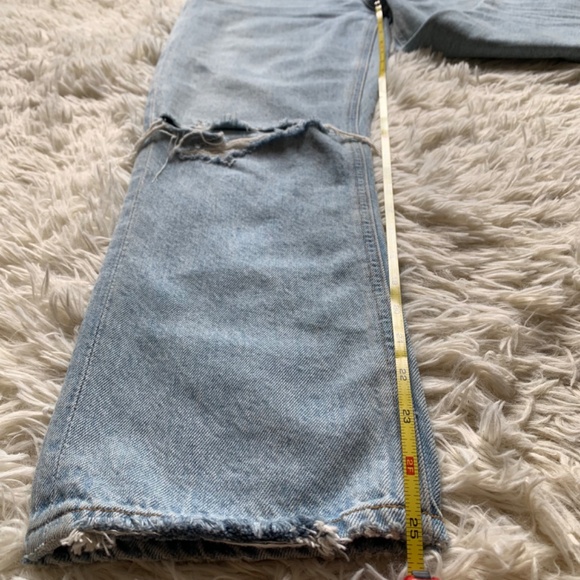 Agolde Riley High Rise Button Fly Jeans Size 27 - Picture 14 of 14